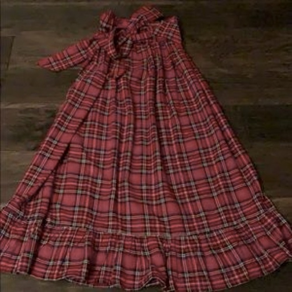 Elizabeth Wilson Designs tartan maxi skirt - size XXXL